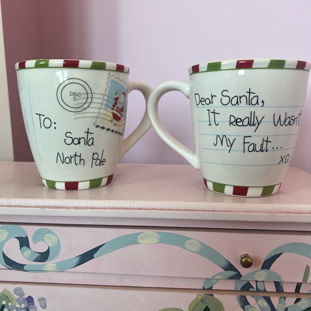 Cute Christmas mug set
